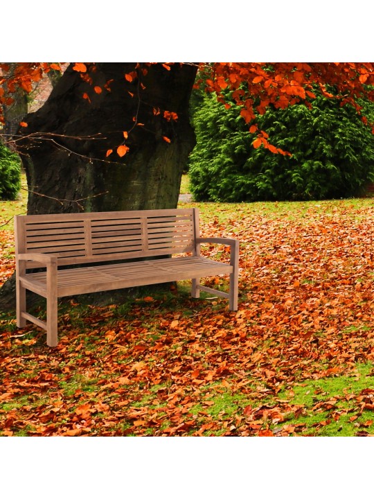 Banco de teca Halden 200 cm, teca Banco de teca Halden 200 cm, teca