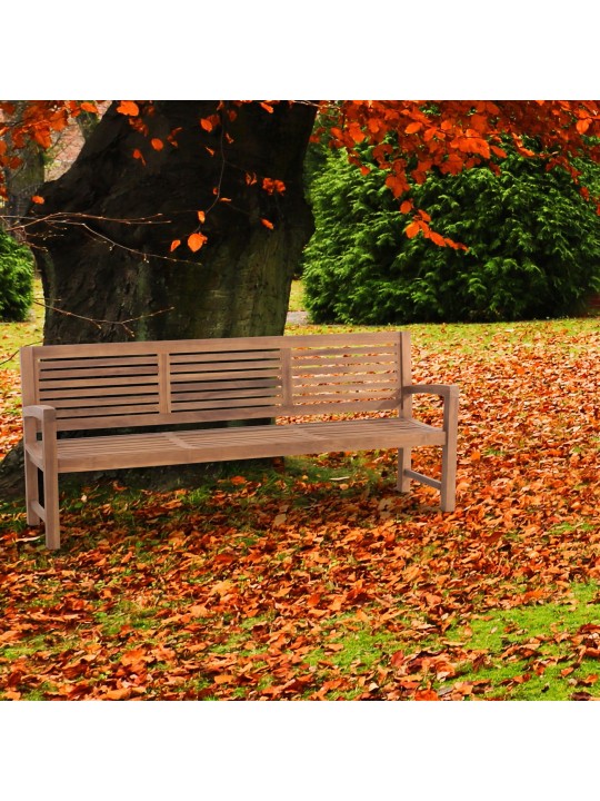 Banco de teca Halden 220 cm, teca Banco de teca Halden 220 cm, teca