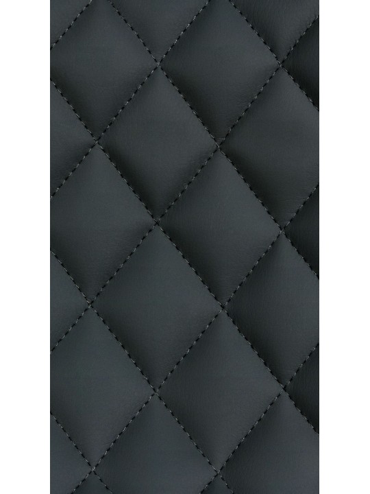 Banqueta alta Minosa couro sintético, preto