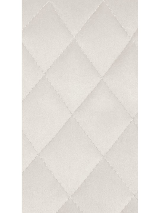 Banqueta alta veludo Minosa, creme