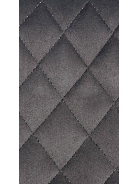 Banqueta alta veludo Minosa, cinza escuro Banqueta alta veludo Minosa, cinza escuro