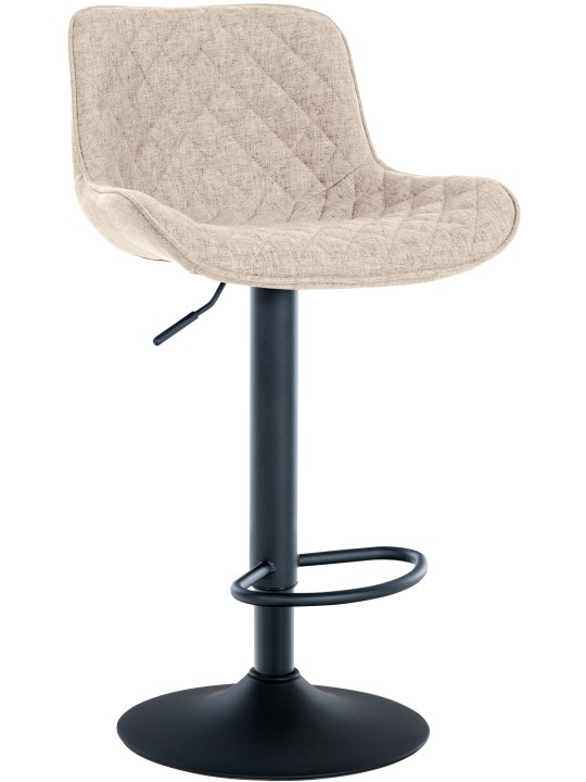 Banqueta alta tecido Minosa, taupe