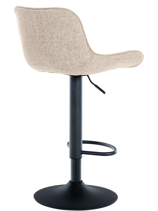 Banqueta alta tecido Minosa, taupe