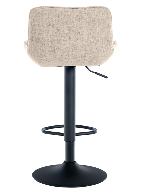 Conjunto de 2 bancos altos em tecido Minosa, taupe