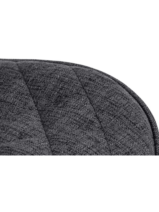 Conjunto de 2 bancos altos em tecido Minosa, preto Conjunto de 2 bancos altos em tecido Minosa, preto