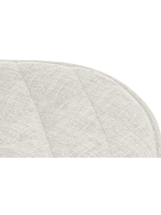 Conjunto de 2 bancos altos em tecido Minosa, creme Conjunto de 2 bancos altos em tecido Minosa, creme