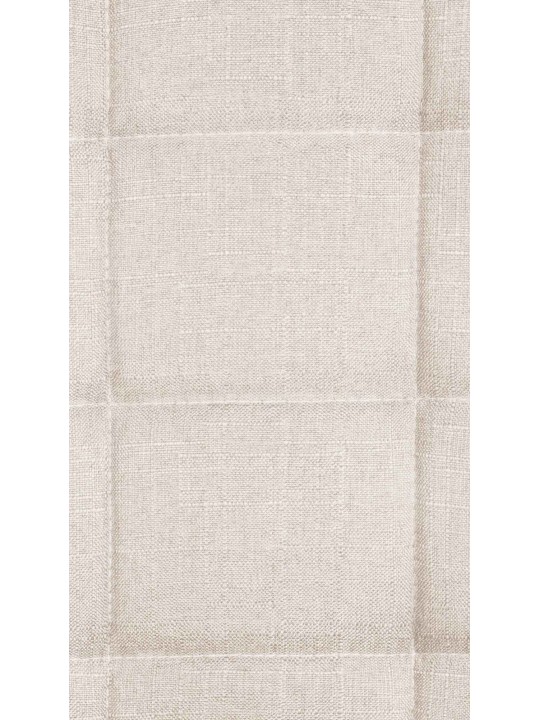 Banqueta alta Peking V2 tecido cromado, creme