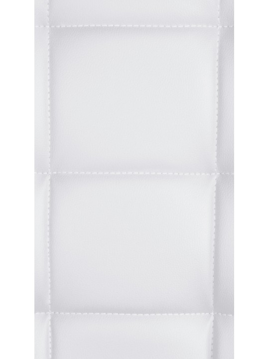 Banqueta alta Peking V2 em couro sintético cromado, branco Banqueta alta Peking V2 em couro sintético cromado, branco