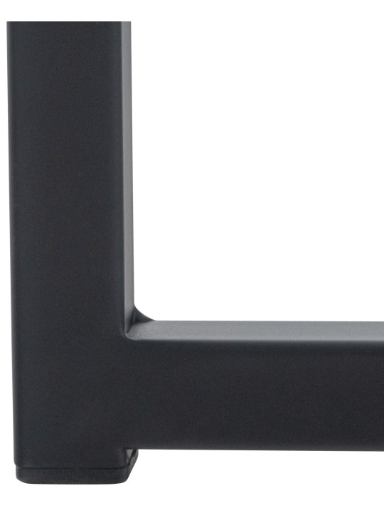 Espreguiçadeira Avon veludo, preto