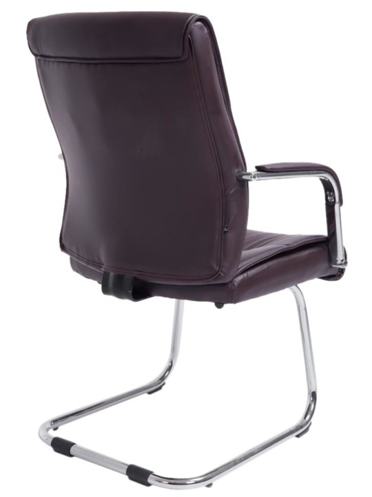 Conjunto de 2 cadeiras para visitantes Sievert, castanho