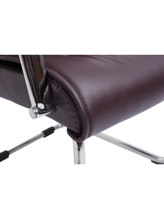 Conjunto de 2 cadeiras para visitantes Sievert, castanho