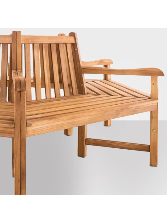 Banco de árvore Sonja com braços 200 cm, teca Banco de árvore Sonja com braços 200 cm, teca