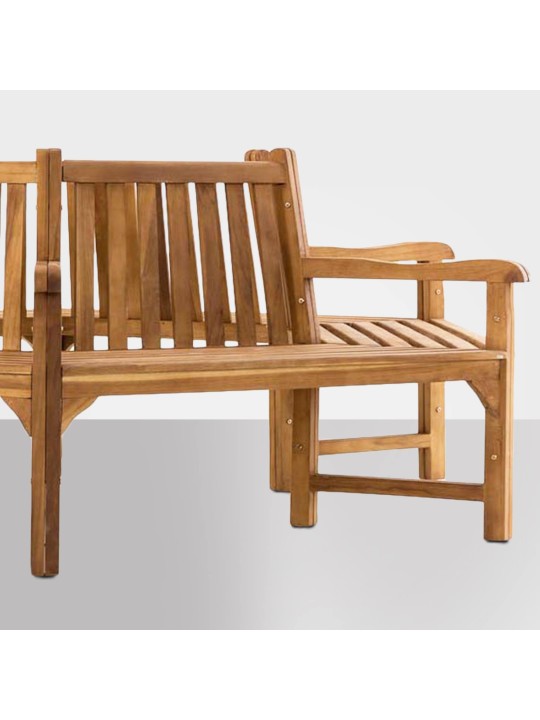 Banco de árvore Sonja com braços 250 cm, teca Banco de árvore Sonja com braços 250 cm, teca