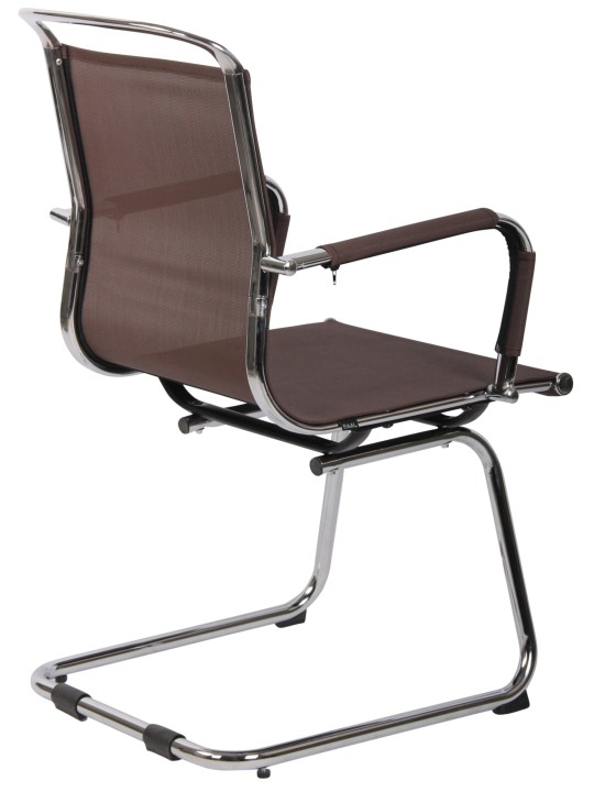 Cadeira para visitantes Barnet Mesh, castanho Cadeira para visitantes Barnet Mesh, castanho