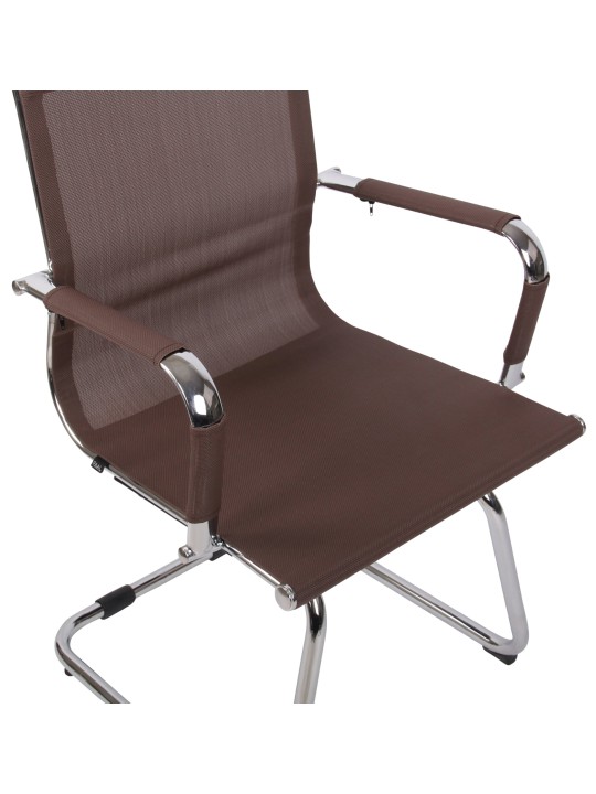 Cadeira para visitantes Barnet Mesh, castanho Cadeira para visitantes Barnet Mesh, castanho