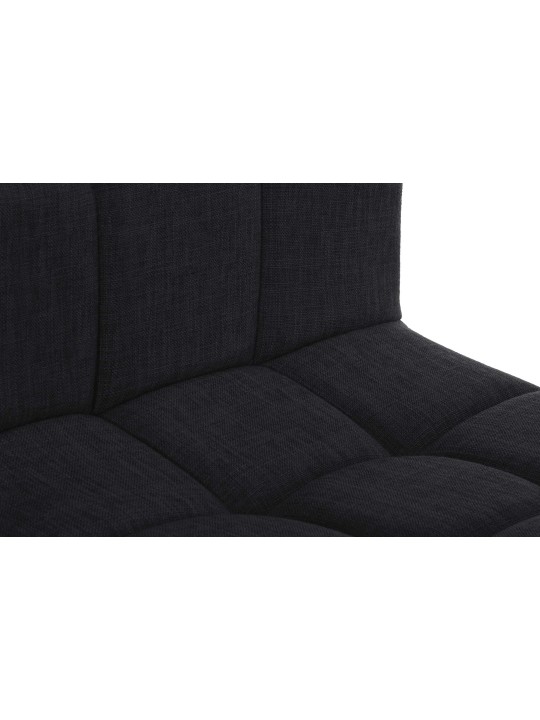 Banqueta alta tecido Calma, preto Banqueta alta tecido Calma, preto