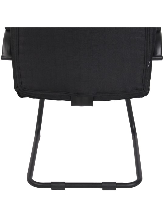 Cadeira para visitantes tecido Átila, preto/preto