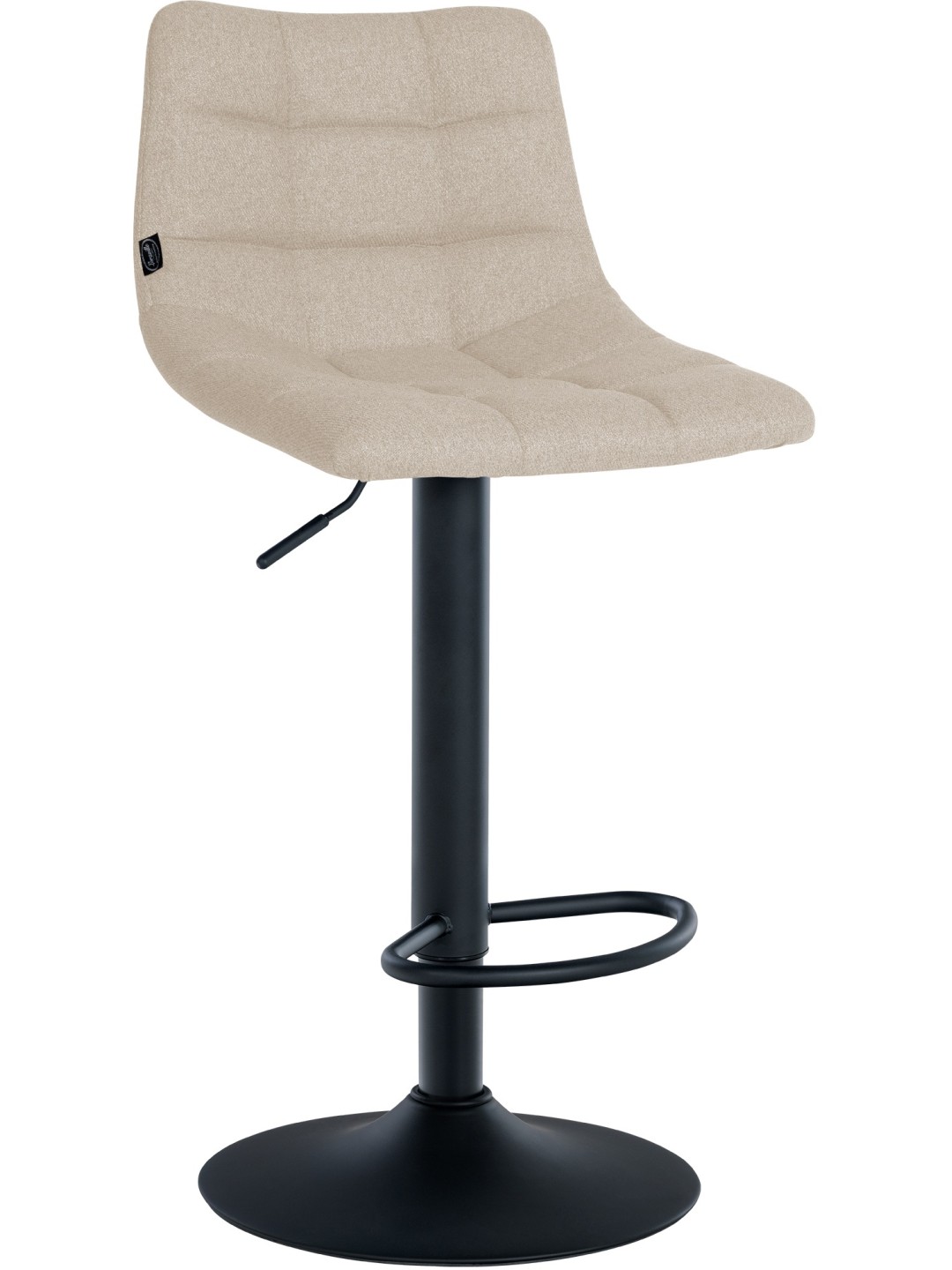 Banqueta alta tecido Jerry, creme