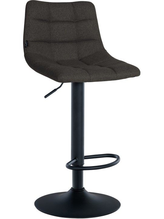 Banqueta alta tecido Jerry, cinza escuro