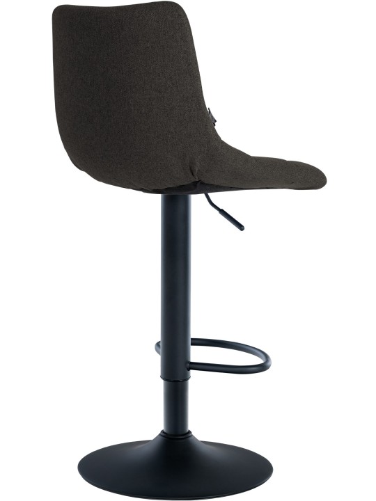 Banqueta alta tecido Jerry, cinza escuro