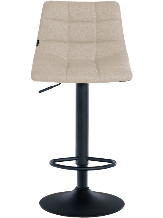 Banqueta alta tecido Jerry, creme