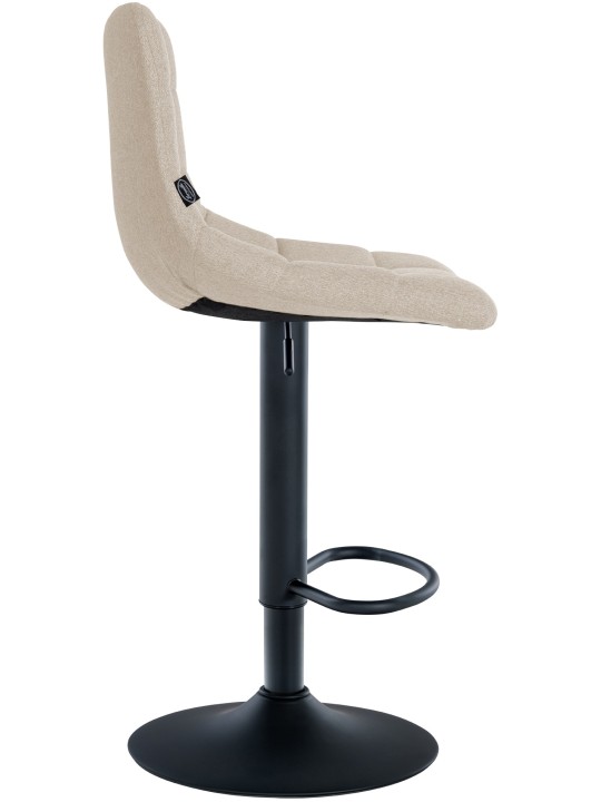 Banqueta alta tecido Jerry, creme