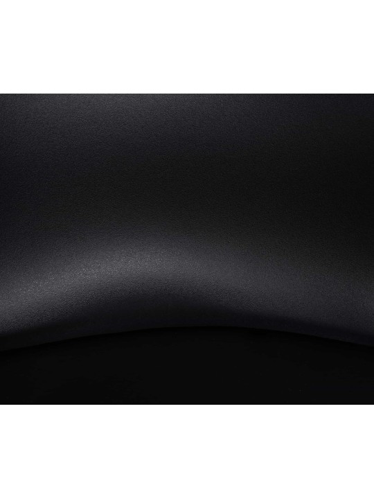 Banqueta alta Almada pele sintética, preto