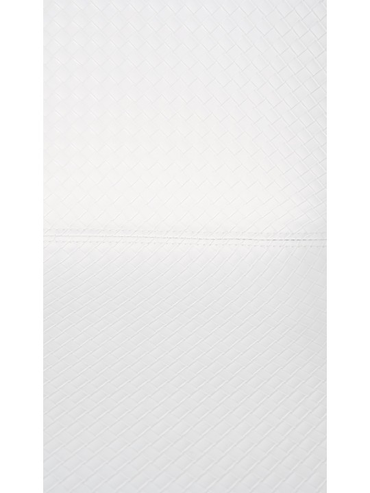 Banqueta alta Loft em pele sintética, branco