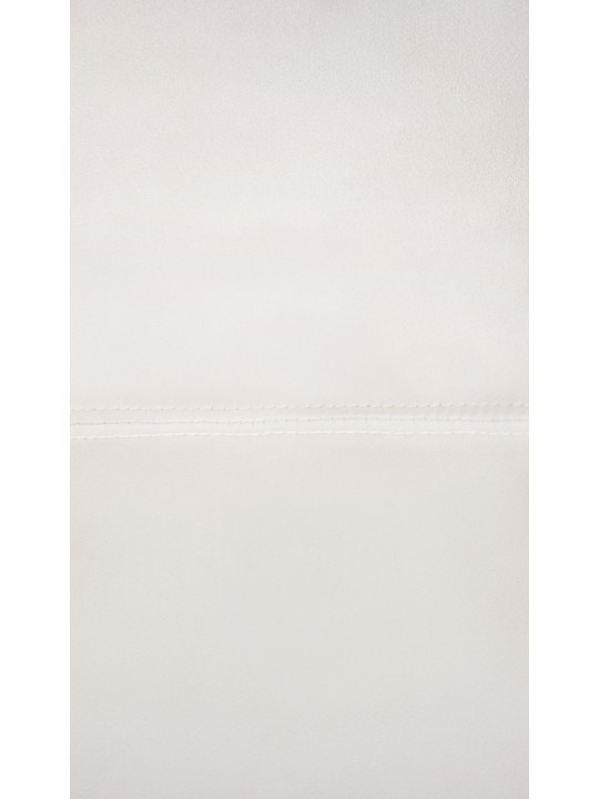 Banqueta alta Loft veludo, creme