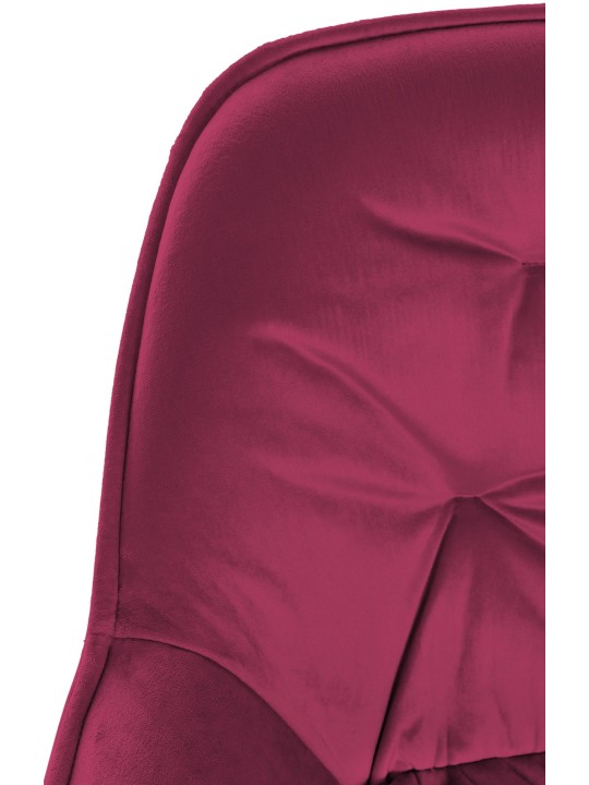 Banqueta alta Gibson 76 veludo, lilás