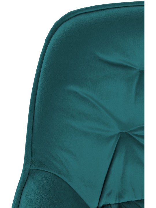 Conjunto de 2 bancos altos Gibson 76 veludo, verde escuro