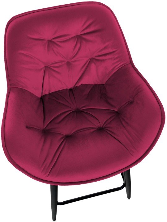 Conjunto de 2 bancos altos Gibson 76 veludo, lilás