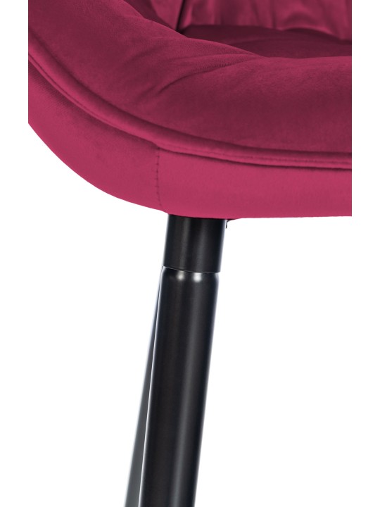 Conjunto de 2 bancos altos Gibson 76 veludo, lilás