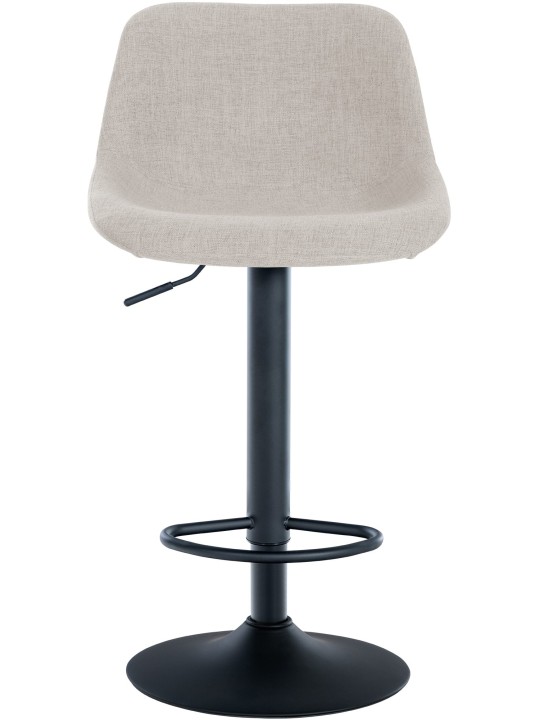 Conjunto de 2 bancos altos em tecido loft, creme Conjunto de 2 bancos altos em tecido loft, creme