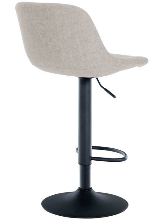 Conjunto de 2 bancos altos em tecido loft, creme Conjunto de 2 bancos altos em tecido loft, creme