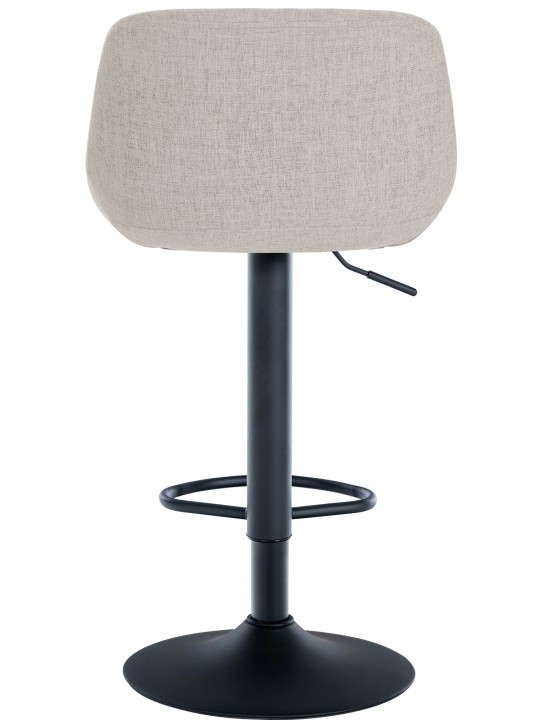 Conjunto de 2 bancos altos em tecido loft, creme Conjunto de 2 bancos altos em tecido loft, creme