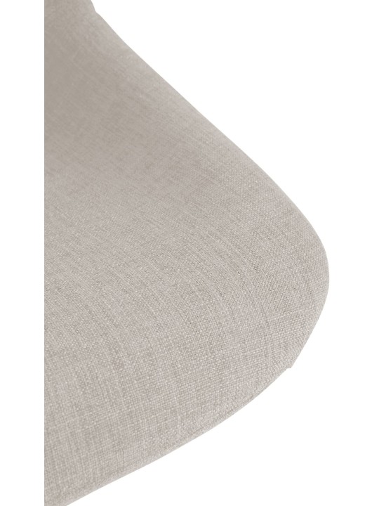 Conjunto de 2 bancos altos em tecido loft, creme Conjunto de 2 bancos altos em tecido loft, creme