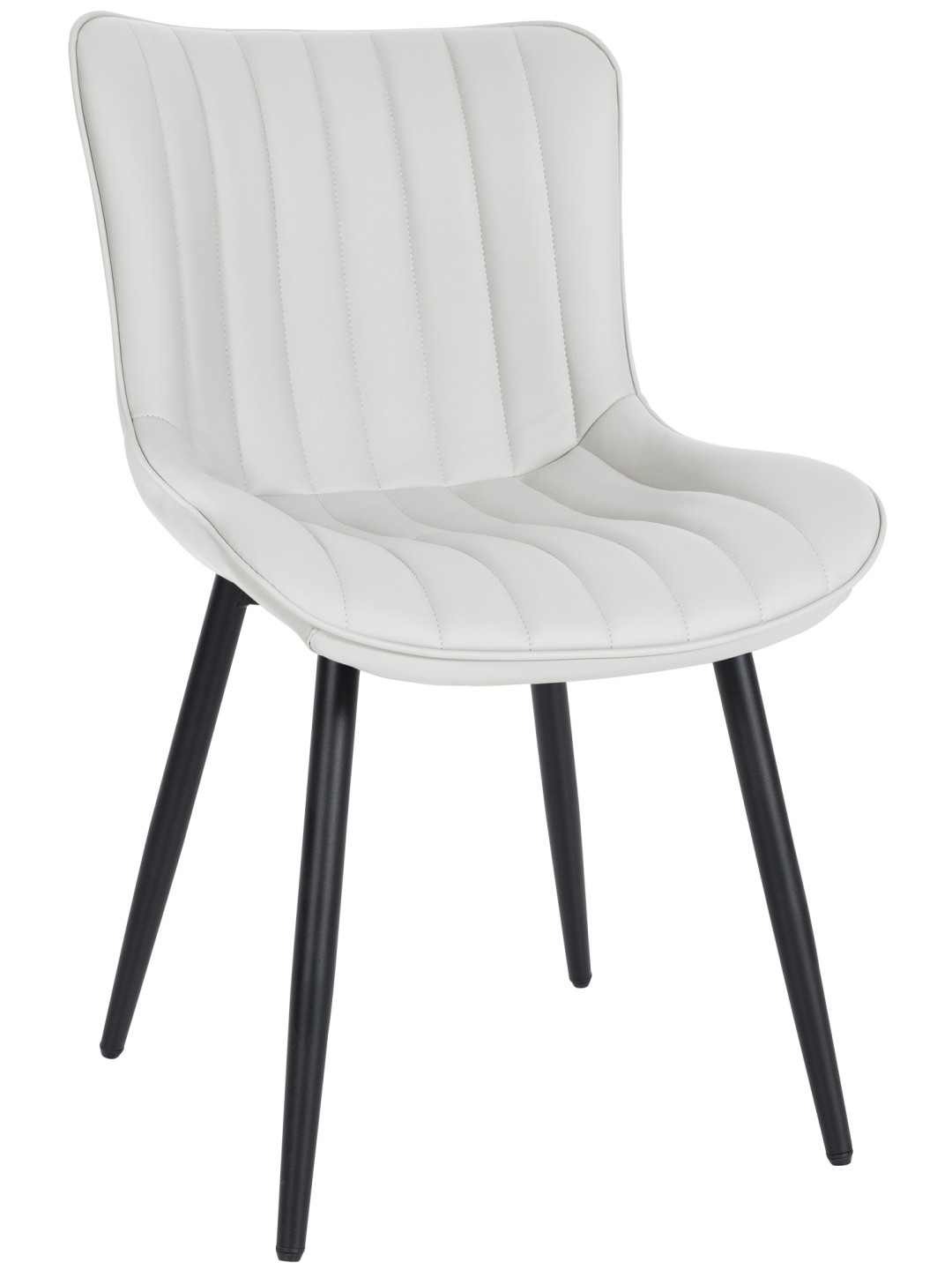 Cadeira Largo em pele sintética, branco