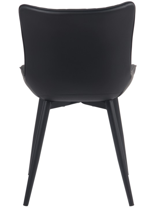 Cadeira de couro sintético Brady, preto Cadeira de couro sintético Brady, preto