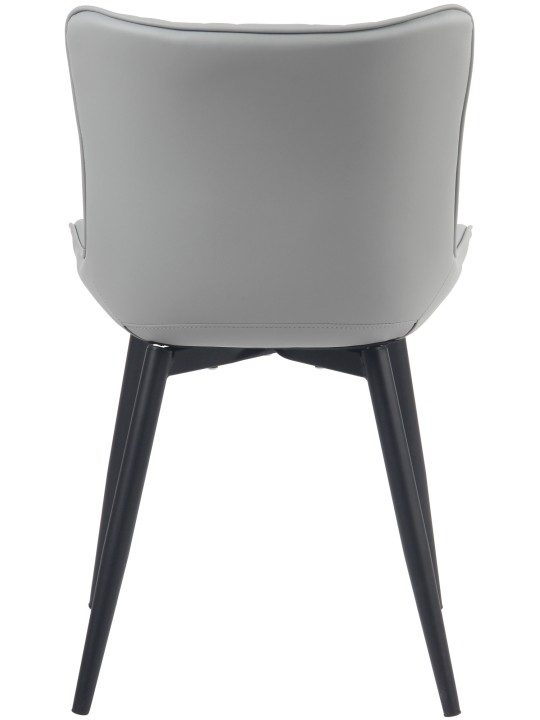 Cadeira de couro sintético Brady, cinza Cadeira de couro sintético Brady, cinza