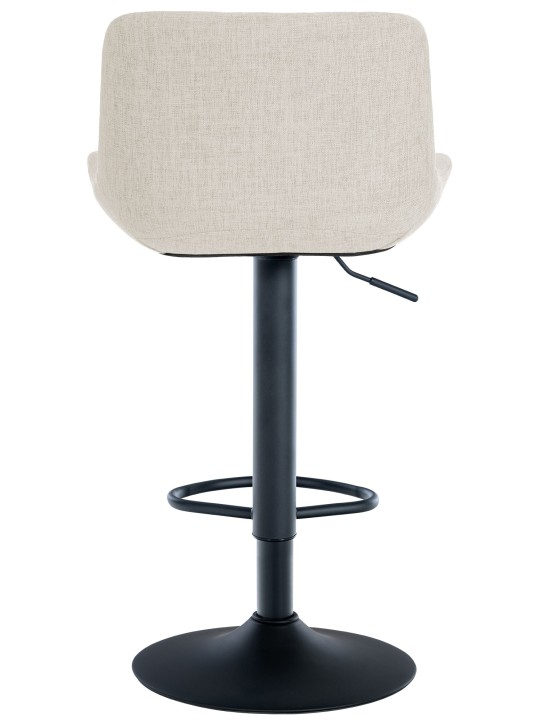 Banqueta alta Tover tecido, creme