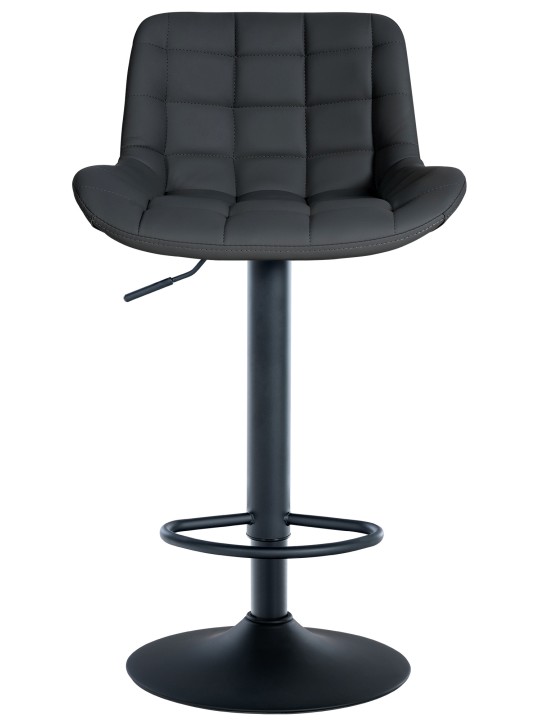Banqueta alta Tover couro sintético, preto Banqueta alta Tover couro sintético, preto