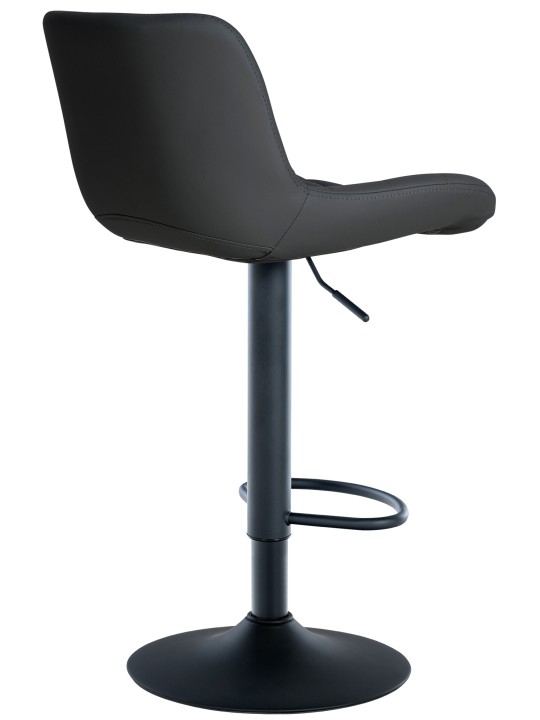 Banqueta alta Tover couro sintético, preto Banqueta alta Tover couro sintético, preto
