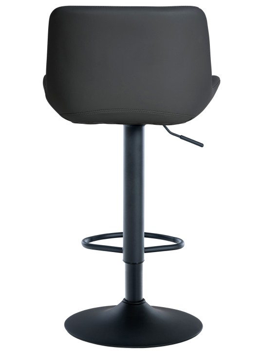 Banqueta alta Tover couro sintético, preto Banqueta alta Tover couro sintético, preto