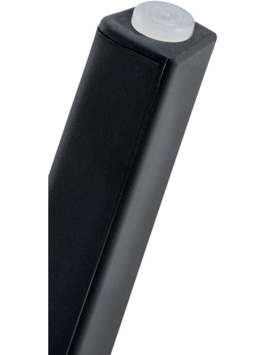 Conjunto de 2 cadeiras empilháveis ​​Puebla, preto