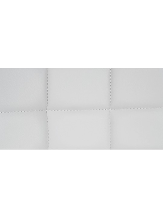 Conjunto de 2 bancos altos Tover em pele sintética, branco Conjunto de 2 bancos altos Tover em pele sintética, branco