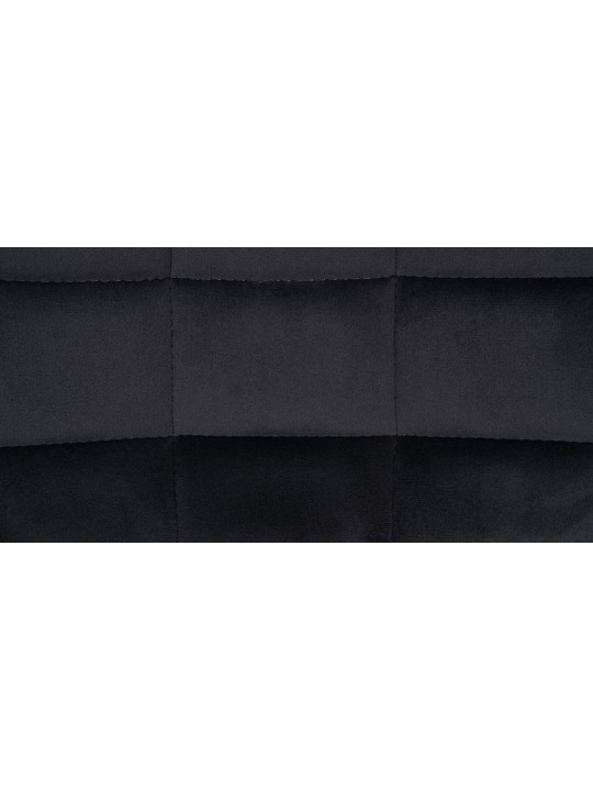 Conjunto de 2 bancos altos Tover veludo, preto Conjunto de 2 bancos altos Tover veludo, preto