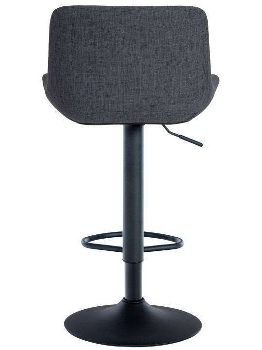 Conjunto de 2 bancos altos em tecido Tover, preto Conjunto de 2 bancos altos em tecido Tover, preto