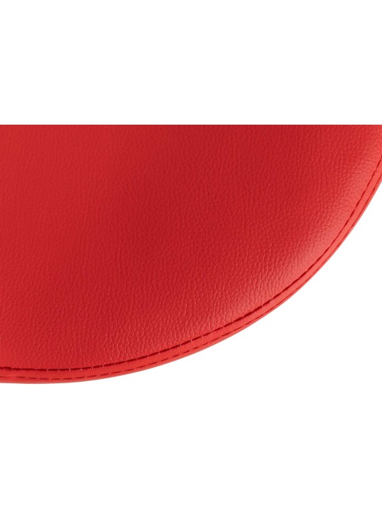 Banqueta alta Ponte couro sintético, vermelho
