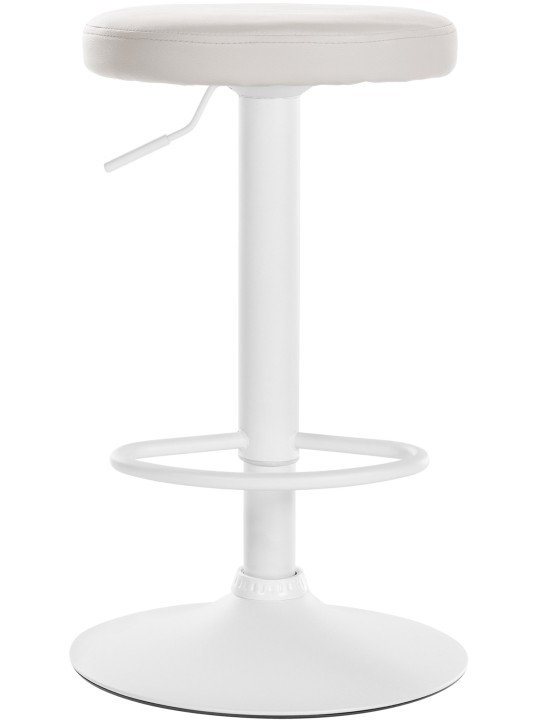 Banqueta alta Ponte couro sintético, branco Banqueta alta Ponte couro sintético, branco